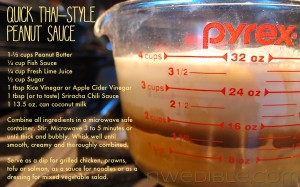 Peanut Sauce Recipe