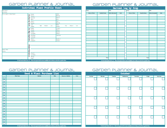 Free Garden Planner Template