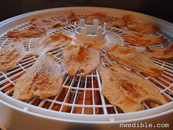Dried pears